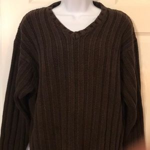 Vintage JCrew sweater!! Chocolate Brown. Sz. L